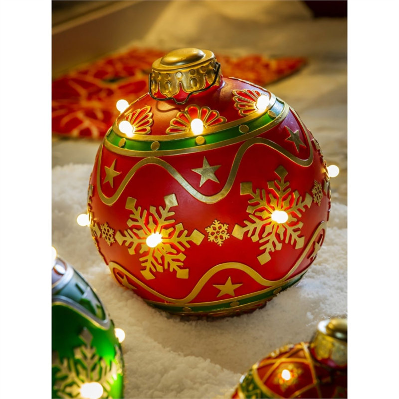 Evergreen Enterprises, Inc Battery Operated Holiday LED Ornament Outdoor Ornament & Reviews